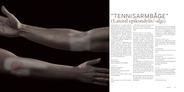 Tennisarmbåge/Tennis elbow